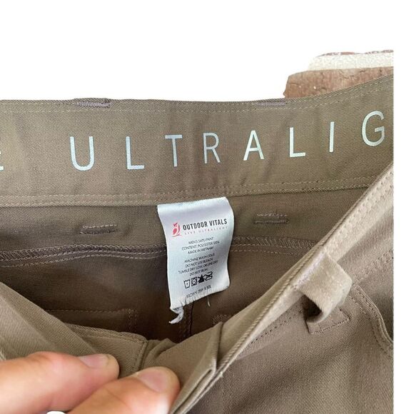 Outdoor Vitals Satu Live Ultralight Adventure Athletic Pants 28w X 30L Brown - Picture 4 of 4